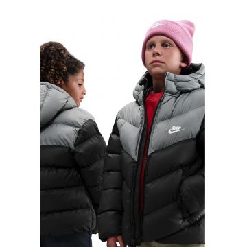 Geaca cu vatelina Sportswear - Negru/Gri