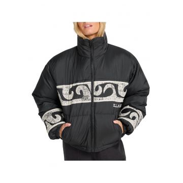 Geaca dama -  puffer - negru - pebble -