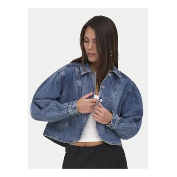Geaca de blugi dama -  Albastru - bumbac - regular fit