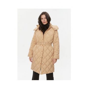 Geaca de iarna dama -  bej - regular fit - sintetic -