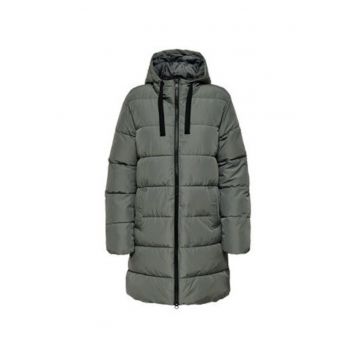 Geaca de iarna Dama -  gri - regular fit - 100% poliester reciclat -