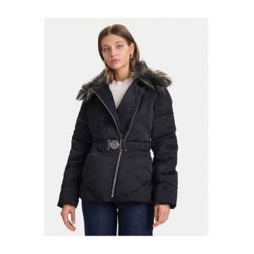 Geaca de iarna dama  negru - material rezistentdwqfwq - Negru