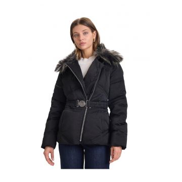 Geaca de iarna dama  negru - material rezistentdwqfwq - Negru