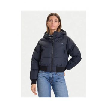 Geaca de iarna dama -  negru - sintetic - regular fit -