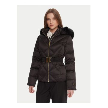 Geaca de iarna dama -  negru - sintetic - regular fit -