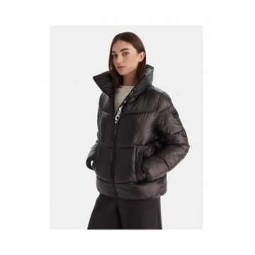 Geaca de iarna -  neagra - poliester/nylon - regular fit