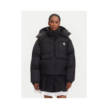 Geaca de iarna -  negru - nylon - regular fit -