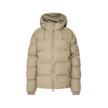 Geaca de iarna Unisex -  bej - poliester - fermoar - croiala regular fit -
