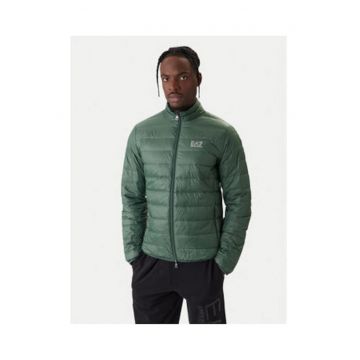 Geaca de puf barbati -  Emporio Armani - verde - poliamida - fermoar bidirectional -