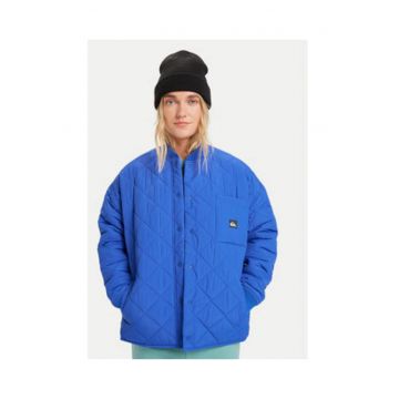 Geaca de tranzitie -  albastra - material nylon - croiala regular fit -