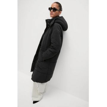 Geaca lunga cu vatelina Thermowarmth™ - Negru