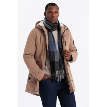 Geaca parka cu gluga - Bej