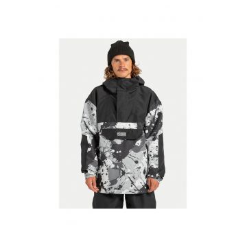 Geaca snowboard barbati -  material sintetic - gri -