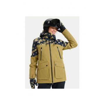 Geaca snowboard Femei -  bej - poliester - set 100% poliester