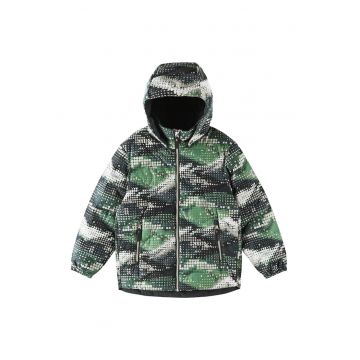 Geaca unisex din puf -  plastic - verde -