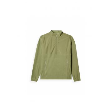 Hanorac Polar  Barbati Olive Moss - Tehnologie 4FDry - Microfleece Cald - Grosime 250gsm - Sport/Outdoor - Marimi S-XXL