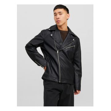 Jacheta biker din imitatie de piele -