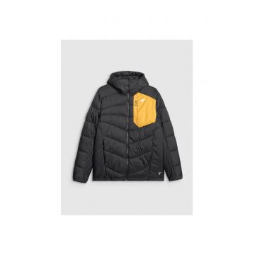 Jacheta de trekking din puf pentru barbati cu umplutura Primaloft Silver - negru - Negru