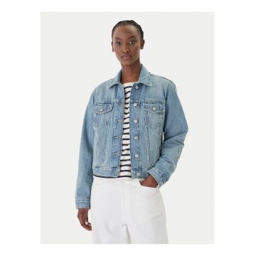 Jacheta din denim regular fit cu nasturi -