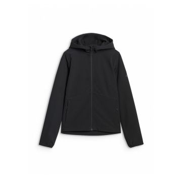 Jacheta softshell  pentru femei - rezistenta la vant - membrana 5000 - negru - poliester