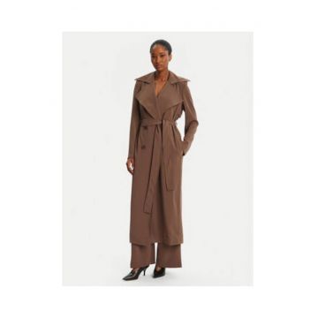 Palton dama -  casual - maro - poliester -