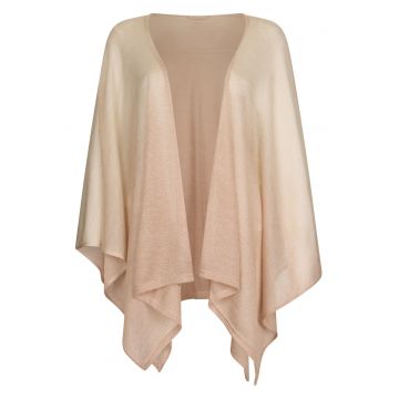 Poncho asimetric - Bej
