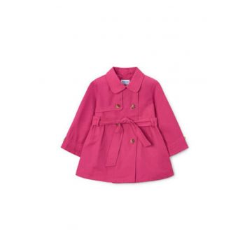 Trenci fetita -  rosu - poliamida si bumbac - croiala Regular Fit - colectie Toamna - Iarna