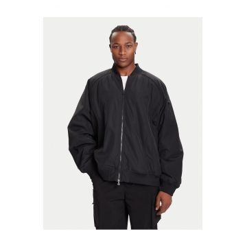 Geaca bomber barbati  negru - material rezistent -