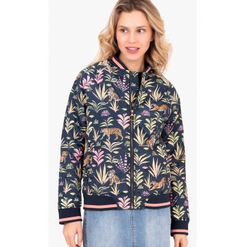 Geaca cu model regular fit cu fermoar -