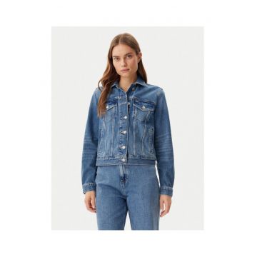Geaca de blugi Dama -  Albastru - 69% bumbac - 30% bumbac reciclat - 1% elastan