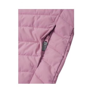 Geaca de iarna copii -  gri-roz - poliester reciclat - regular fit