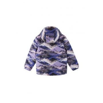 Geaca de puf copii -  violet - poliester reciclat - croiala regular fit