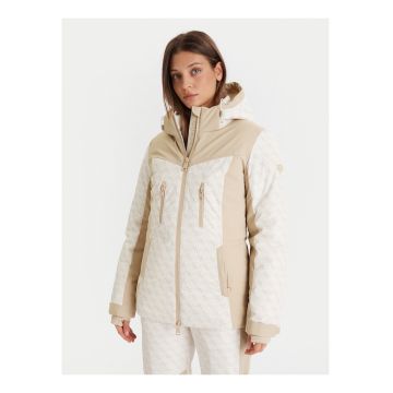 Geaca de schi -  bej - poliester - regular fit -