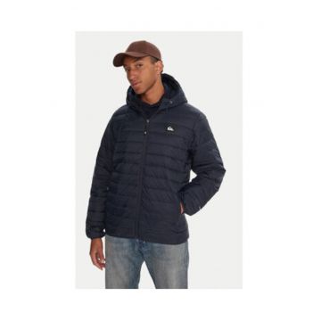 Geaca de tranzitie barbati -  100% nailon reciclat - Bleumarin