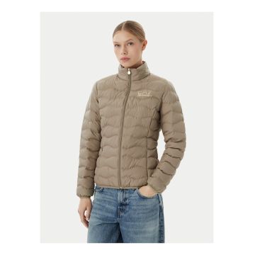 Geaca de tranzitie -  bej - poliester - fermoar - regular fit -