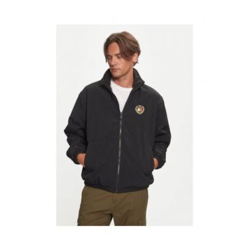Geaca de tranzitie -  neagra - 100% nailon reciclat -