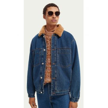 geaca din denim cu nasturi