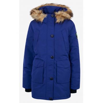 Geaca parka cu garnitura din blana artificiala Everest -
