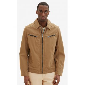 Geaca regular fit cu fermoar