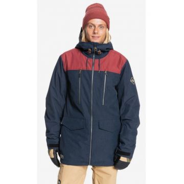 Geaca regular fit cu gluga si guler