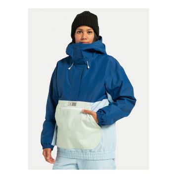 Geaca snowboard dama -  albastru - poliester - regular fit -