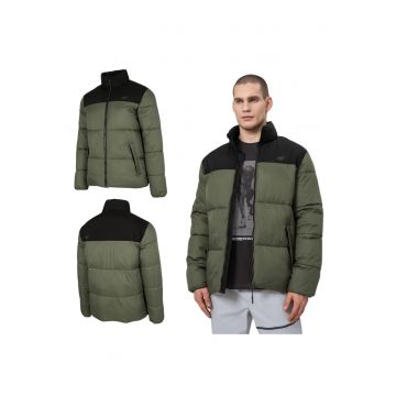 Jacheta barbati  KUMP005 - khaki - umplutura din puf - tehnologie 4F Warm -