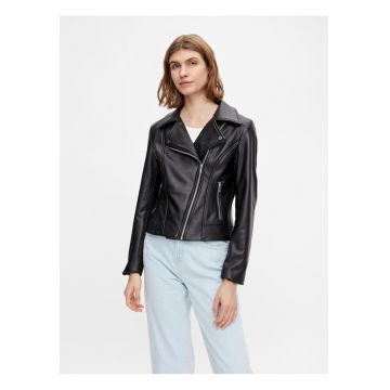 Jacheta biker din piele ecologica Fioa -
