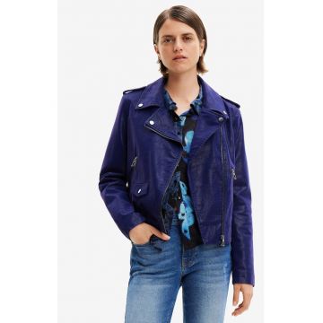 Jacheta biker din piele ecologica