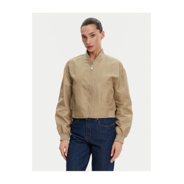 Jacheta bomber de dama  bej -