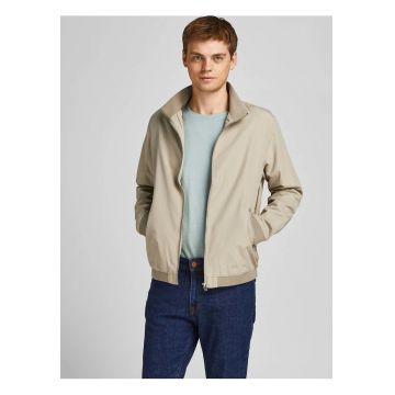Jacheta bomber regular fit cu fermoar -