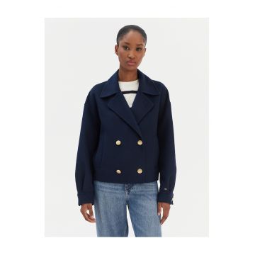 Jacheta de tranzitie de dama  bleumarin -