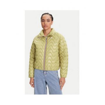 Jacheta de tranzitie -  verde material sintetic -