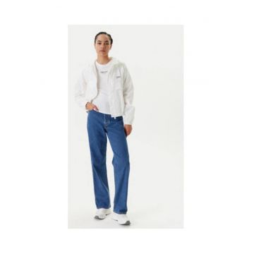 Jacheta de vant Dama -  nailon - ecru -