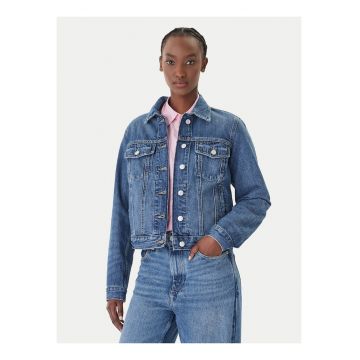 Jacheta din denim crop